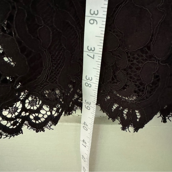 Lauren Ralph Lauren Black Lace Collared Dress - Picture 4 of 13